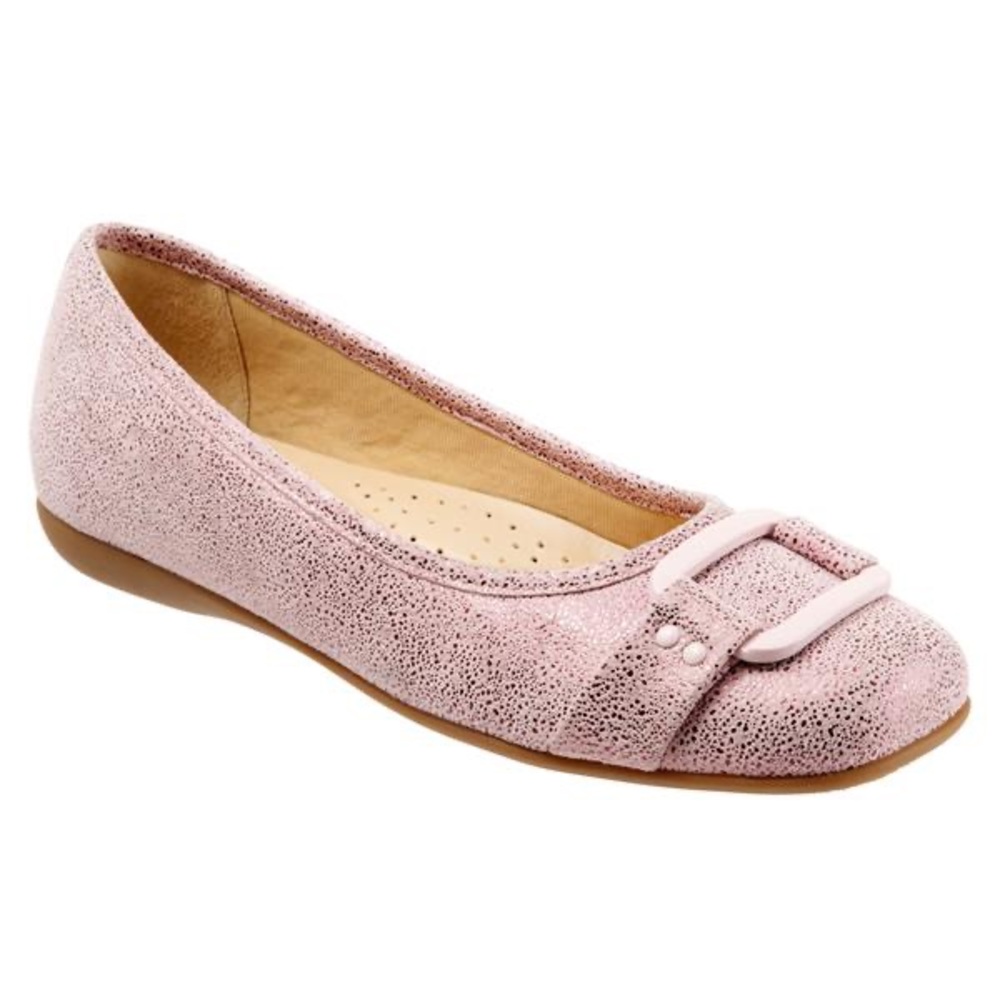 Trotters NWOT Pink Metallic Sizzle Flat